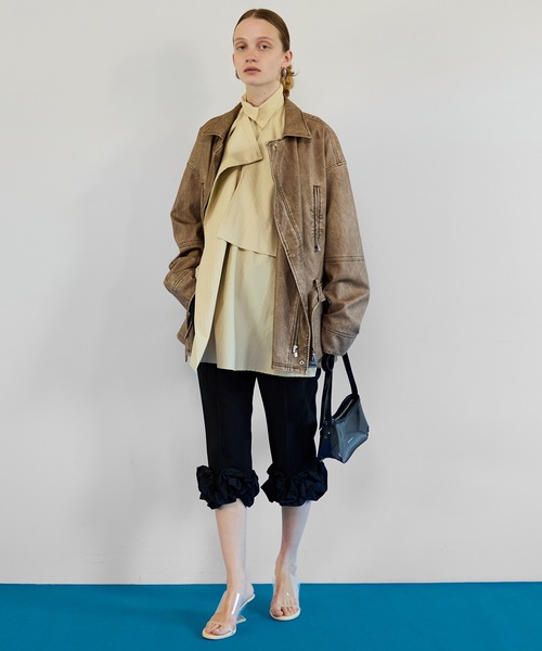 MAISON SPECIAL（メゾンスペシャル） パンツ Flower Hem Capri Pants