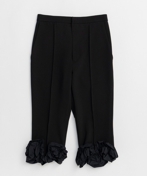 MAISON SPECIAL（メゾンスペシャル） パンツ Flower Hem Capri Pants