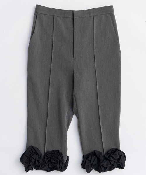MAISON SPECIAL（メゾンスペシャル） パンツ Flower Hem Capri Pants
