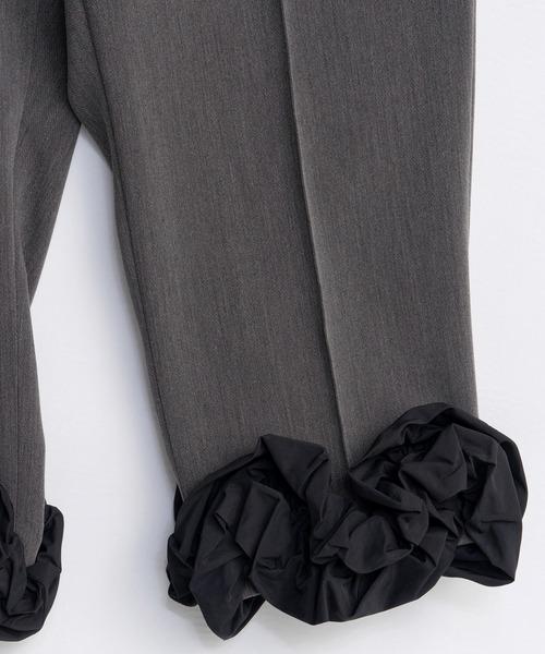 MAISON SPECIAL（メゾンスペシャル） パンツ Flower Hem Capri Pants