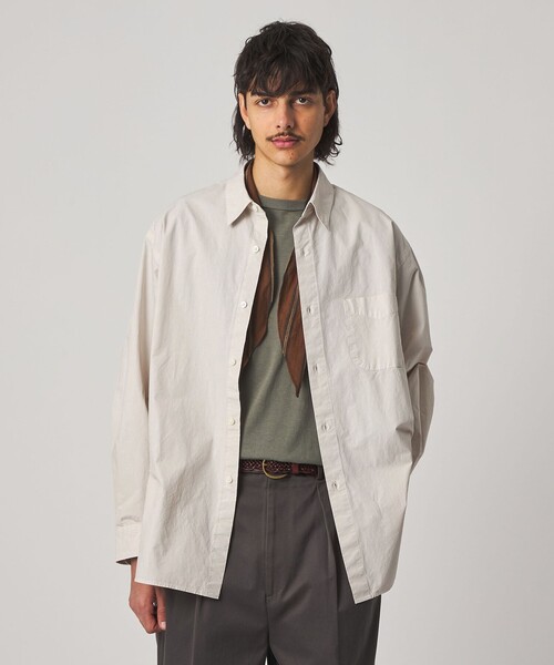 Steven Alan / ガーメントダイ ポプリン レギュラーカラー シャツ BEAUTY&YOUTH UNITED ARROWS｜<Steven Alan> ガーメントダイ ポプリン