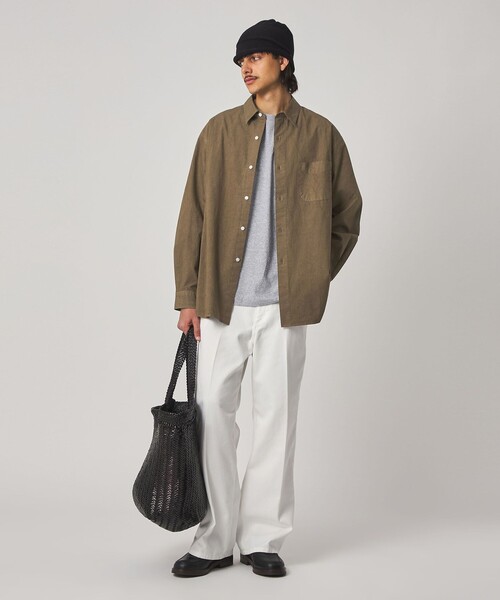 STEVEN ALAN（スティーブンアラン） シャツ ガーメントダイ ポプリン