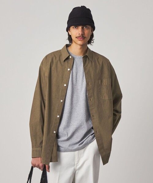 STEVEN ALAN（スティーブンアラン） シャツ ガーメントダイ ポプリン