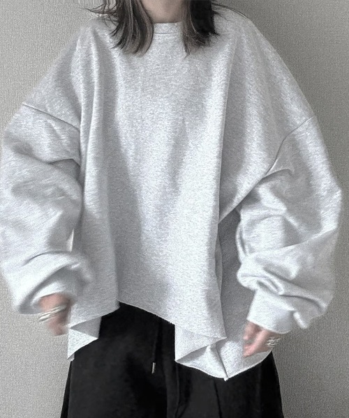 YACA（ヤーカ） トレーナー スウェット Cutoff Mini Logo Sweat/カット