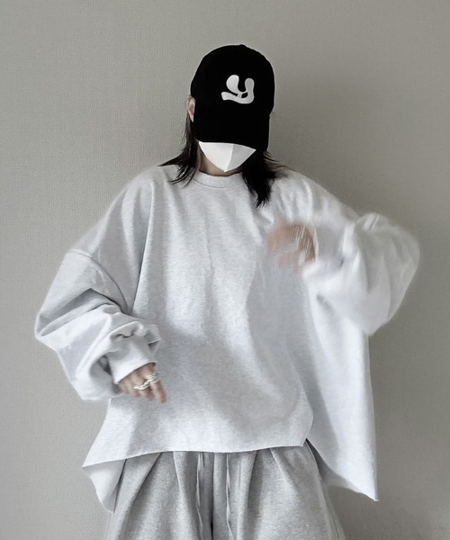 YACA（ヤーカ） トレーナー スウェット Cutoff Mini Logo Sweat/カット