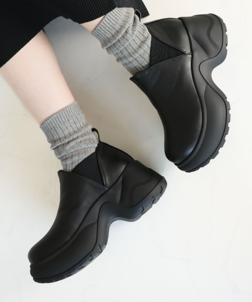 「VIVIAN」 ショートブーツ L ブラック レディース_画像2