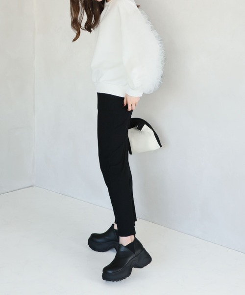 「VIVIAN」 ショートブーツ L ブラック レディース_画像6