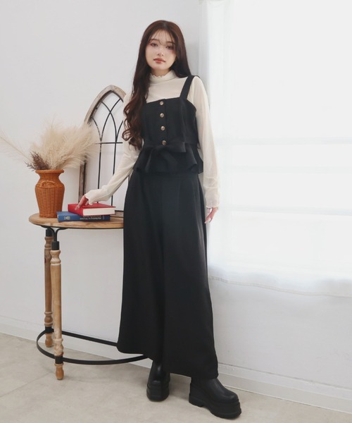 CECIL McBEE（セシルマクビー） ワンピース ツイルビスチェ