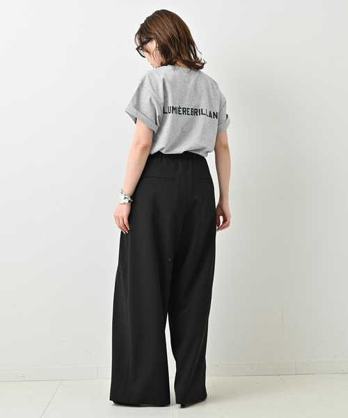 「SLOBE IENA」 半袖Tシャツ FREE グレー レディース_画像9