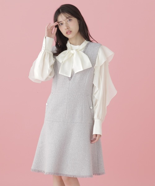 「JILL by JILL STUART」 サロペットスカート SMALL グレー レディース_画像8