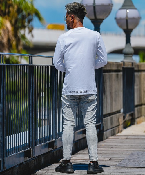 adamsJUGGLER（アダムスジャグラー） 長袖Tシャツ S ホワイト メンズ