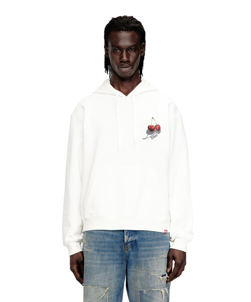 DIESEL パーカー 刺繍 希少 美品 正規品 DIESEL（ディーゼル） パーカー メンズ パーカー SV-S-NORM-HOOD-CHER