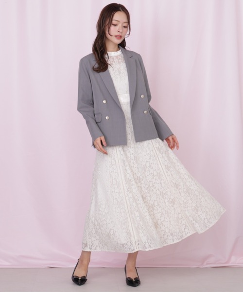 値下げ 美品 ジルスチュアート 豪華なワンピース フォーマル JILL by JILL STUART（ジルバイジルスチュアート） ワンピース レース