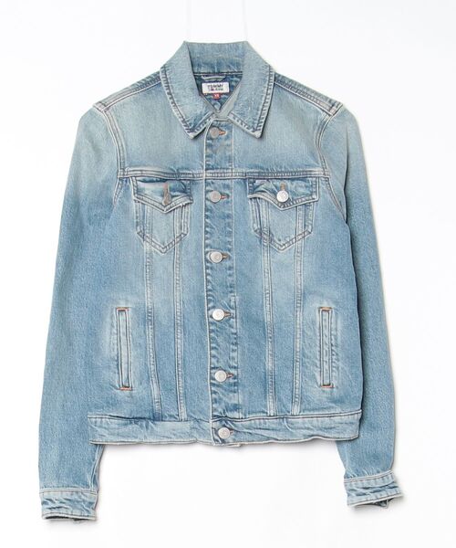 TOMMY JEANS（トミー・ジーンズ） 刺繍デニムジャケット X-SMALL