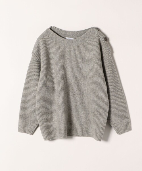 「SHIPS any」 長袖ニット ONE SIZE ライトグレー レディース_画像9