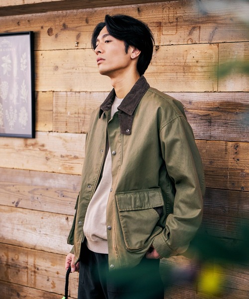 ブルゾン　ハンティングジャケット　コットン130　ジャケット UNISEX】ポリエステルサージ ハンティングジャケット / J.PRESS YORK
