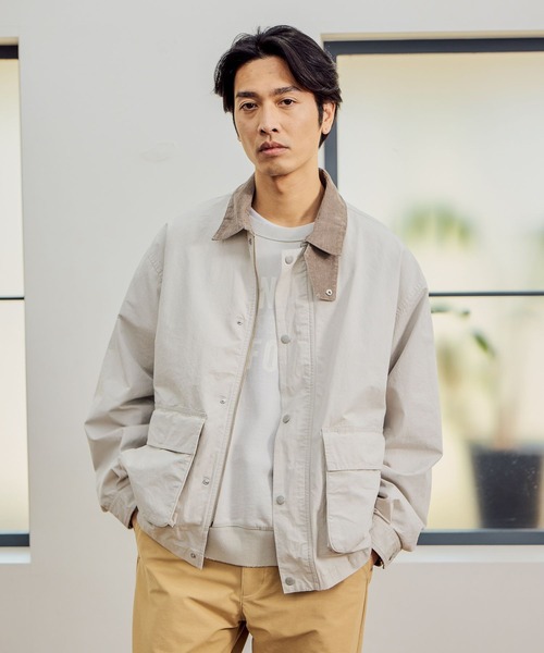 ブルゾン　ハンティングジャケット　コットン130　ジャケット BAYFLOW（ベイフロー） ブルゾン アウター ワークハンティング