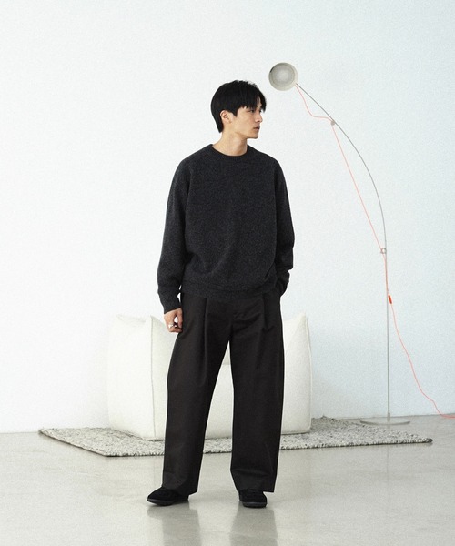 「WYM LIDNM」 長袖ニット S グレー メンズ_画像5