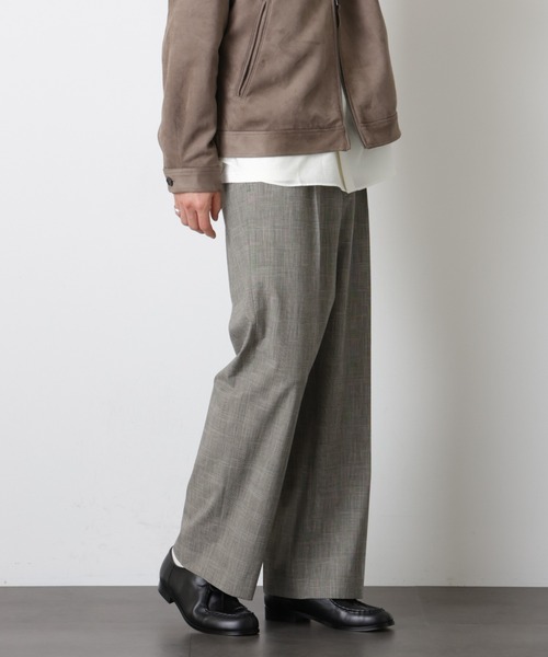 グレンチェック スラックス（メンズファッション） | ファッション の