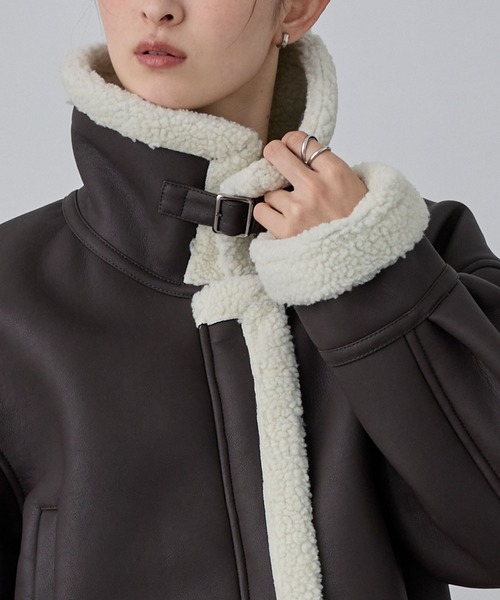 「nui nullu」 ブルゾン FREE ブラック レディース_画像4