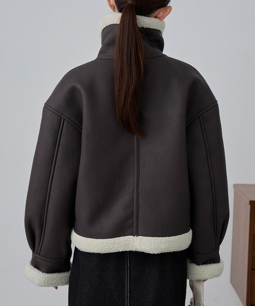 「nui nullu」 ブルゾン FREE ブラック レディース_画像8