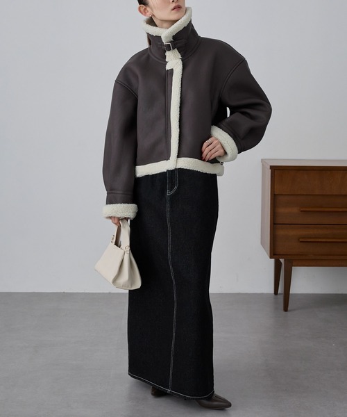 「nui nullu」 ブルゾン FREE ブラック レディース_画像9