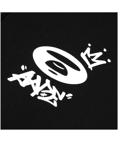 「AAPE BY A BATHING APE」 プルオーバーパーカー LARGE ブラック メンズ_画像5