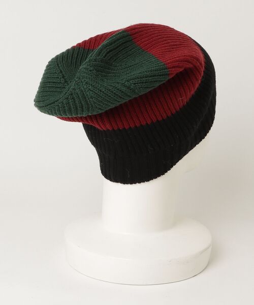 美品　GUCCI グッチ 帽子 ニット帽 597636 GGコットン　キャップ GUCCI（グッチ） インターロッキングG ニットキャップ - ブラック