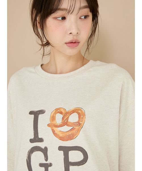 大人気！PIQUE プレッツェルデザイン ルームウェア 上下セット gelato pique（ジェラートピケ） パジャマ ルームウェア NYブランチ