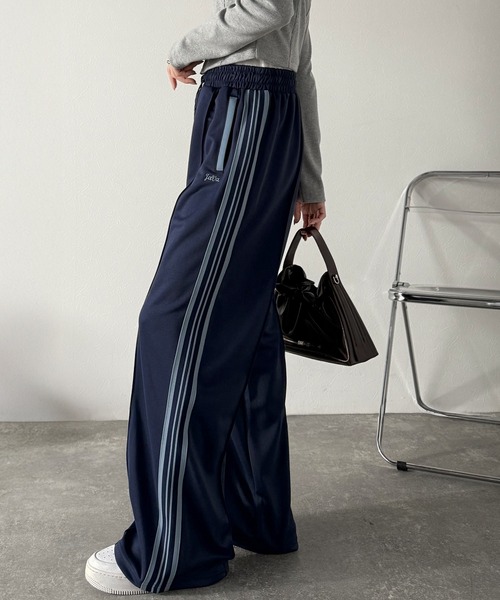 「Java」 ジャージパンツ MEDIUM アイボリー レディース_画像2