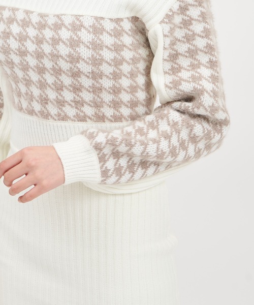 「ROYAL PARTY」 ニットワンピース FREE ブラック レディース_画像5