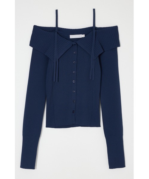 moussy 【26年SS新作】3WAY SHOULDER ニット MOUSSY（マウジー） ニット セーター 「26年SS新作」3WAY SHOULDER
