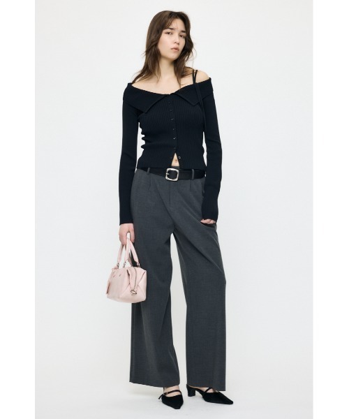 MOUSSY（マウジー） ニット セーター 「26年SS新作」3WAY SHOULDER