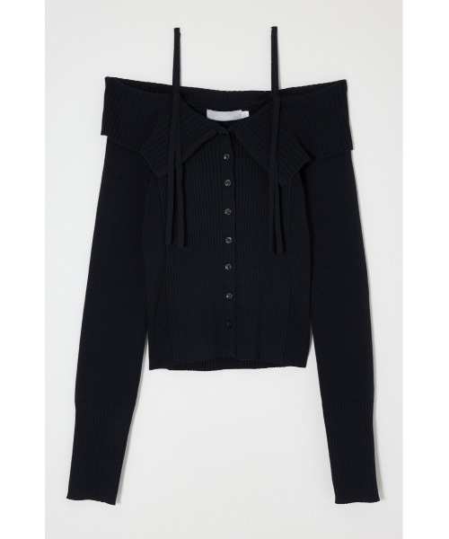MOUSSY（マウジー） ニット セーター 「26年SS新作」3WAY SHOULDER