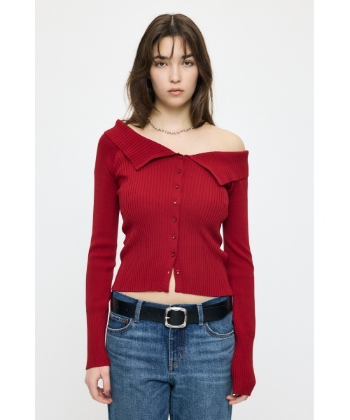 moussy 【26年SS新作】3WAY SHOULDER ニット MOUSSY（マウジー） ニット セーター 「26年SS新作」3WAY SHOULDER