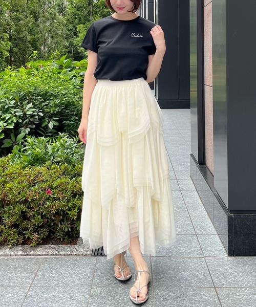 AND COUTURE（アンドクチュール） スカート チュールティアード
