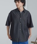 シャツ 半袖 フェード加工 ルーズ レギュラー...の詳細画像4