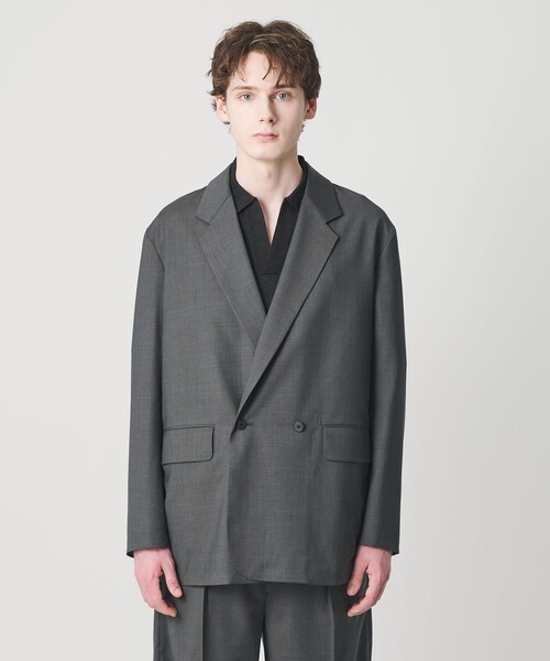 ジャケット テーラードジャケット 「別注」「BEAUTY＆YOUTH × LOEFF」トロピカルウール ボックス ジャケット MENS メンズの画像