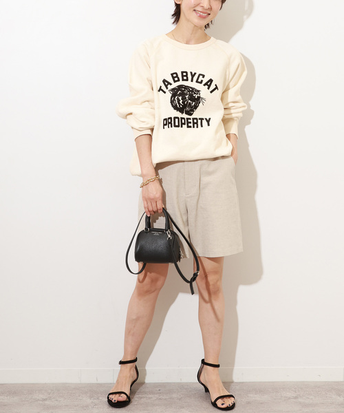 「MIXTA」 スウェットカットソー LARGE ピンク レディース_画像4