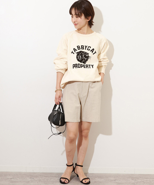 「MIXTA」 スウェットカットソー LARGE ピンク レディース_画像6