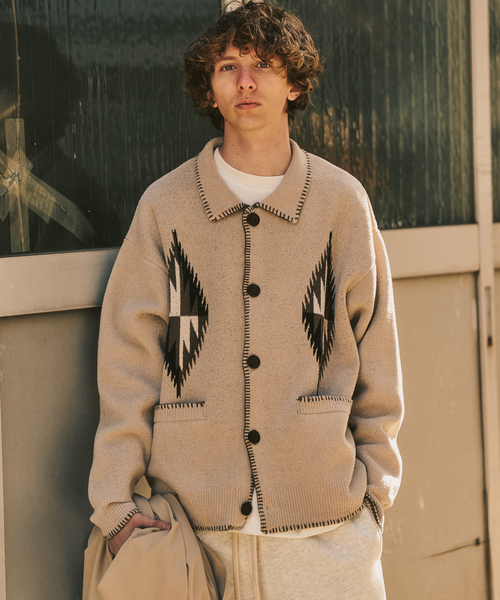 NEW tex テックス　ジャケット　カーディガン　ビンテージ　vintage WEB&DEPOT限定》TACTICAL CARDIGAN / タクティカル カーディガン