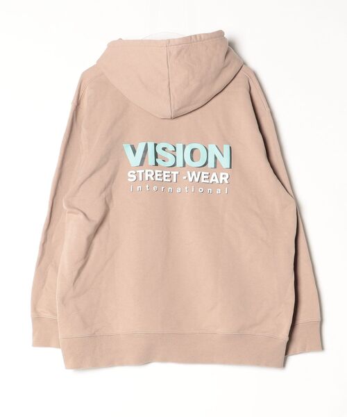 「VISION STREET WEAR」 ワンポイントプルオーバーパーカー 3L ブラウン メンズ_画像2