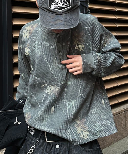 ファンクショナリー サーマルヘンリーネックTシャツS 杢グレー ファンクショナリー サーマルヘンリーネック半袖Tシャツ - メルカリ