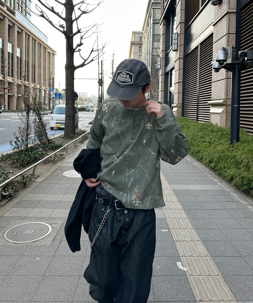 kutir（クティール） tシャツ HENLEY NECK ASSORTED RAGLAN THERMAL 