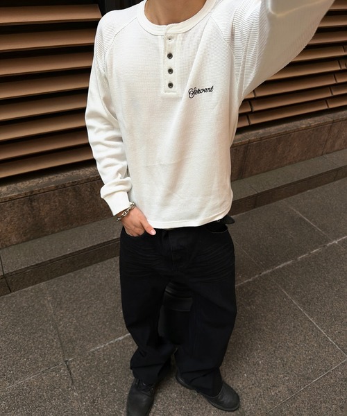 kutir（クティール） ヘンリーネック tシャツ HENLEY NECK ASSORTED