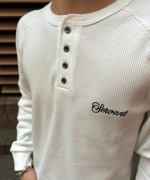 kutir（クティール） ヘンリーネック tシャツ HENLEY NECK ASSORTED