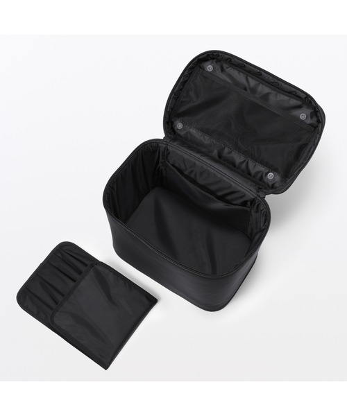 無印良品（MUJI） 収納 再生ナイロンメイクボックス M 約24×16