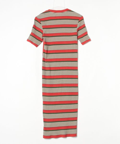 STUSSY（ステューシー） 半袖ワンピース S レッド レディース