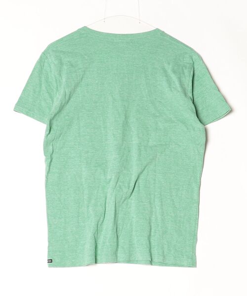 「OVER THE STRIPES」 半袖Tシャツ M グリーン メンズ_画像2