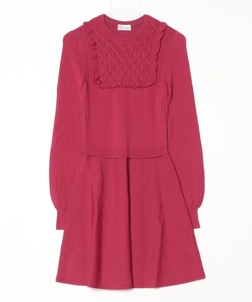 RED VALENTINOレッド ヴァレンティノ ロングワンピース ニット RED VALENTINO（レッドヴァレンティノ） ニットワンピース - レッド